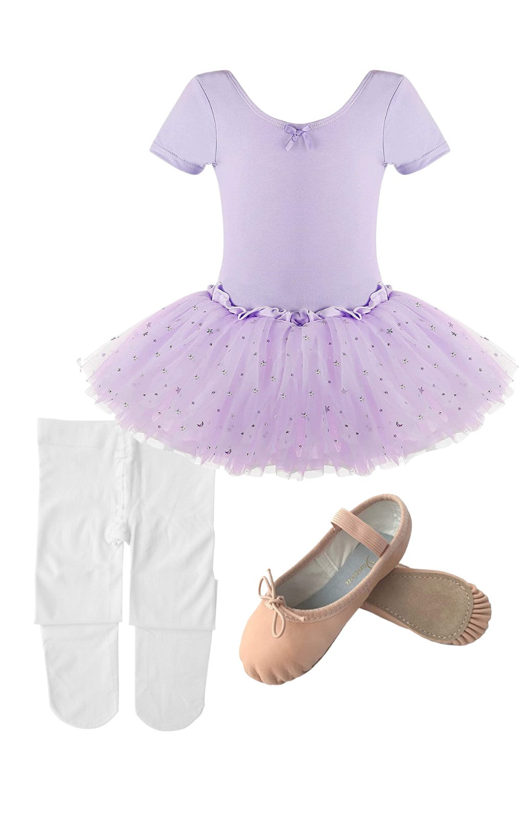 Ballerina Outfit Set Tutu + Tights + Shoes