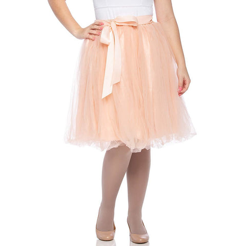adult tutu skirtAdults & Girls A-line Knee Length Tutu Tulle Skirt - Regular and Plus Size