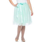 Adults & Girls A-line Knee Length Tutu Tulle Skirt - Regular and Plus Size In Mint