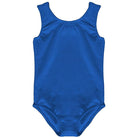 Dancina Leotard Tank Top Ballet Gymnastics Front Lined Comfy Cotton Ages 2-10 in Royale Blue