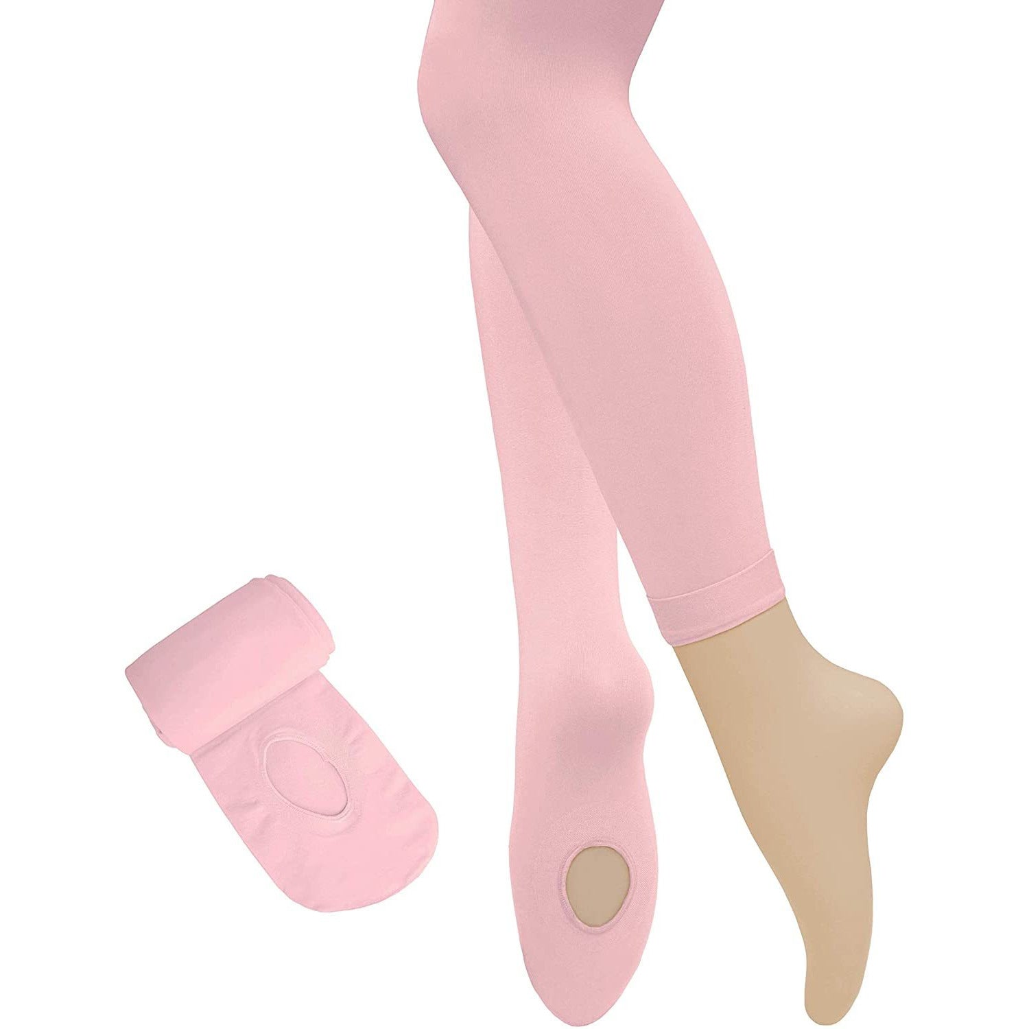 Dancina Girls' Ballet Pro Transition Tights in Pink