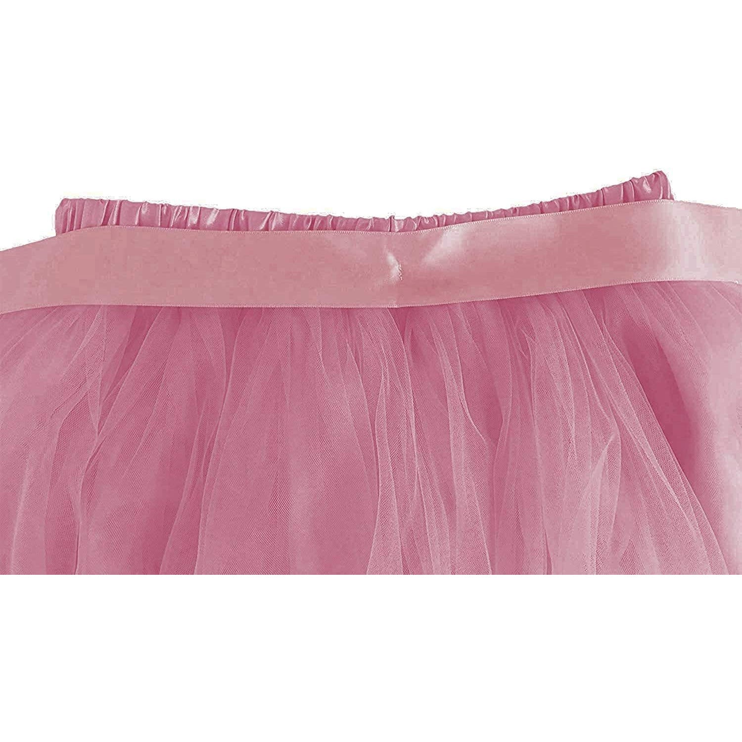 Dancina Women's A-Line Tea Length Midi Tulle Skirt - Regular and Plus Size