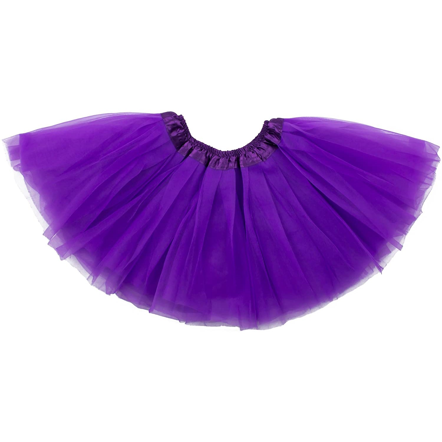 Dancina Tulle Skirt for Girls 2-12 years In Dark Purple