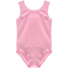 Dancina Leotard Tank Top Ballet Gymnastics Front Lined Comfy Cotton Ages 2-10 in Ballet Pink