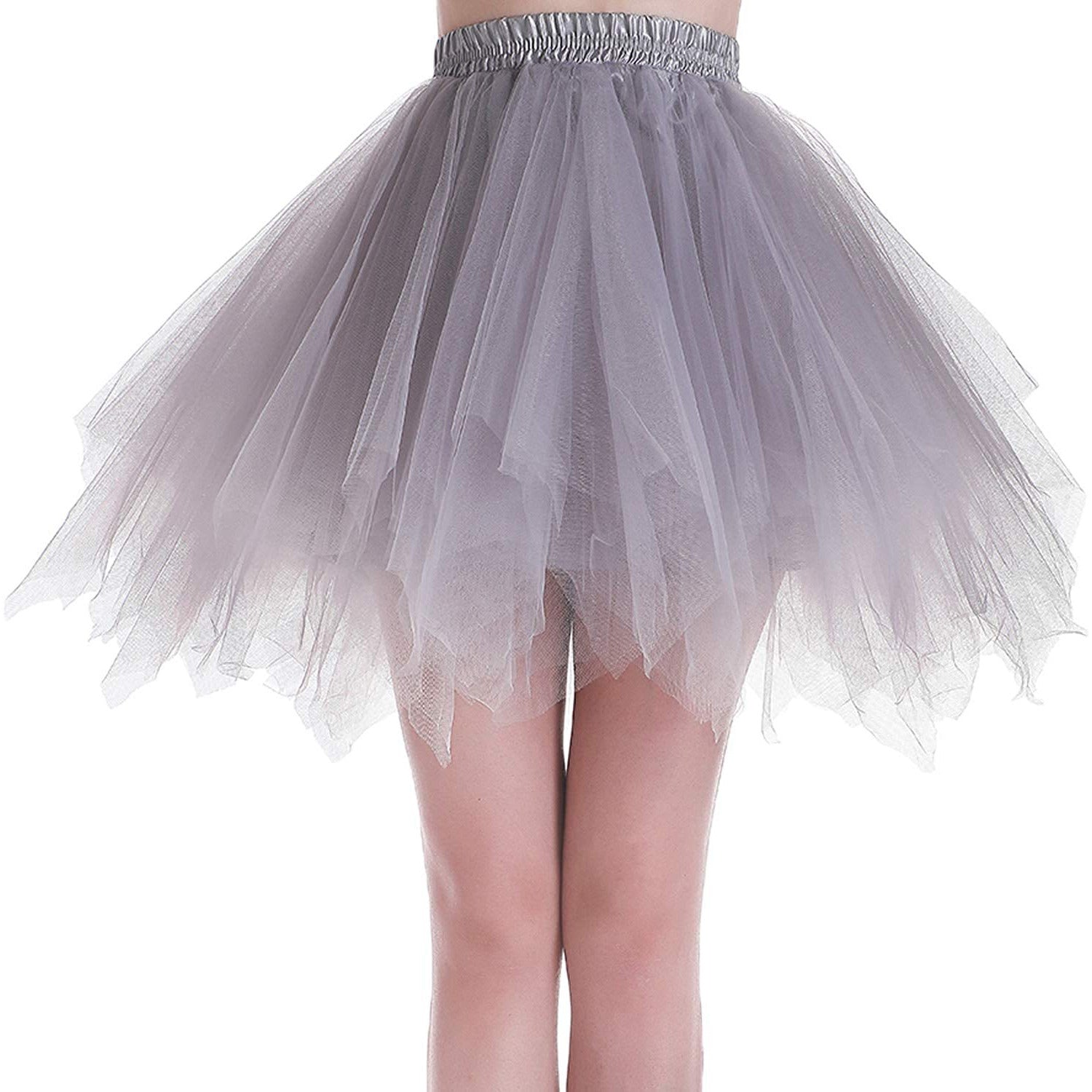 Tutu Skirt Plus Size Grey