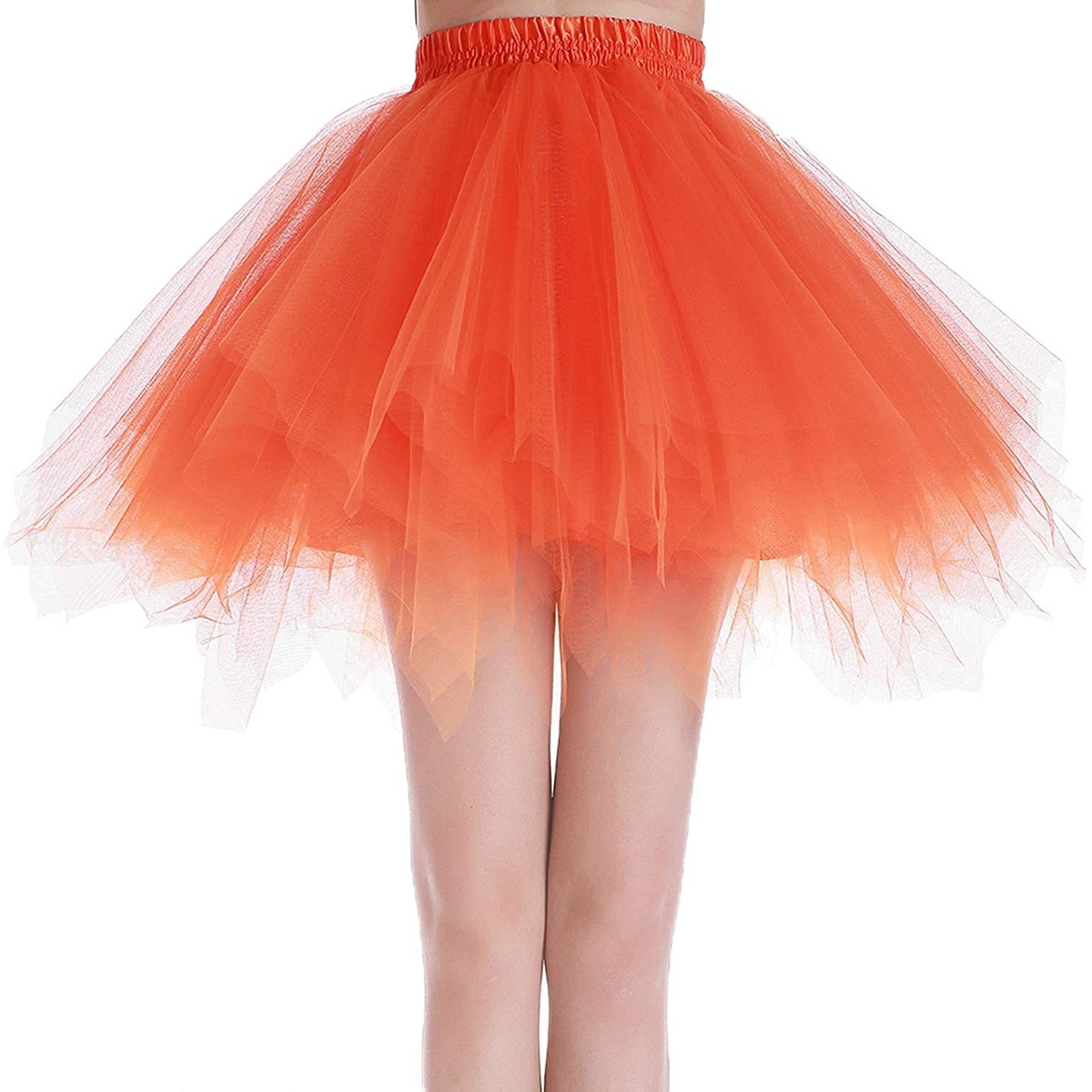 Orange Tutu Skirt for Adults