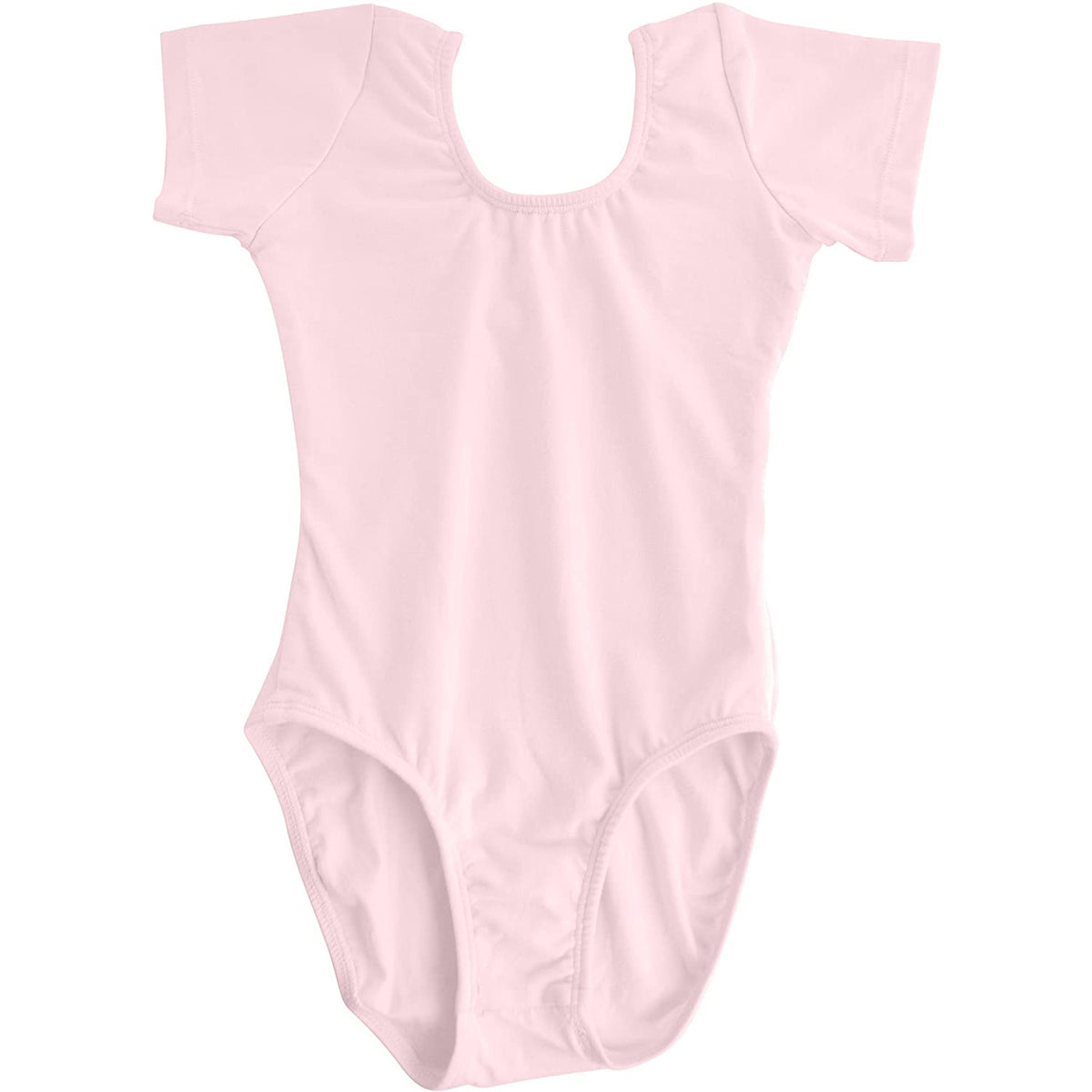 ancina Short Sleeve Leotard for Toddlers & Girls  in Ballet Pink