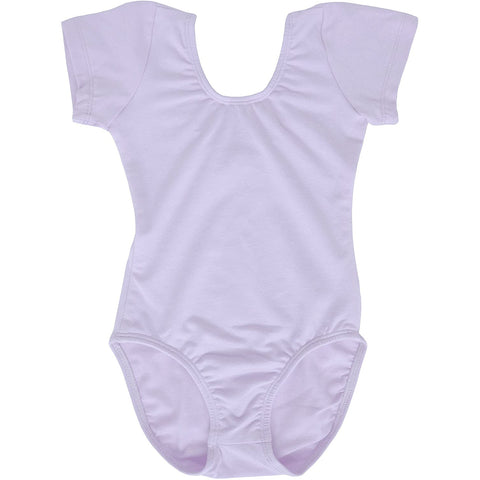 ancina Short Sleeve Leotard for Toddlers & Girls  in Lavender