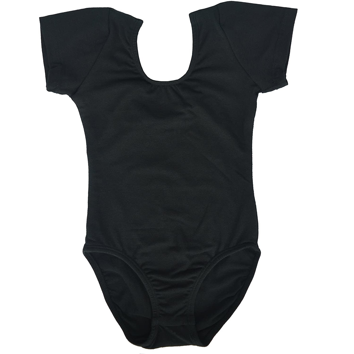 ancina Short Sleeve Leotard for Toddlers & Girls  in Black
