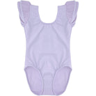 Dancina Girls Ballet Leotard with Flutter Sleeve and Full Front Lining in Lavender