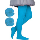 Dancina Toddler & Girls Microfiber Tights in Turquoise