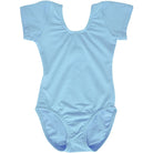 Dancina Short Sleeve Leotard for Toddlers & Girls in Light Blue