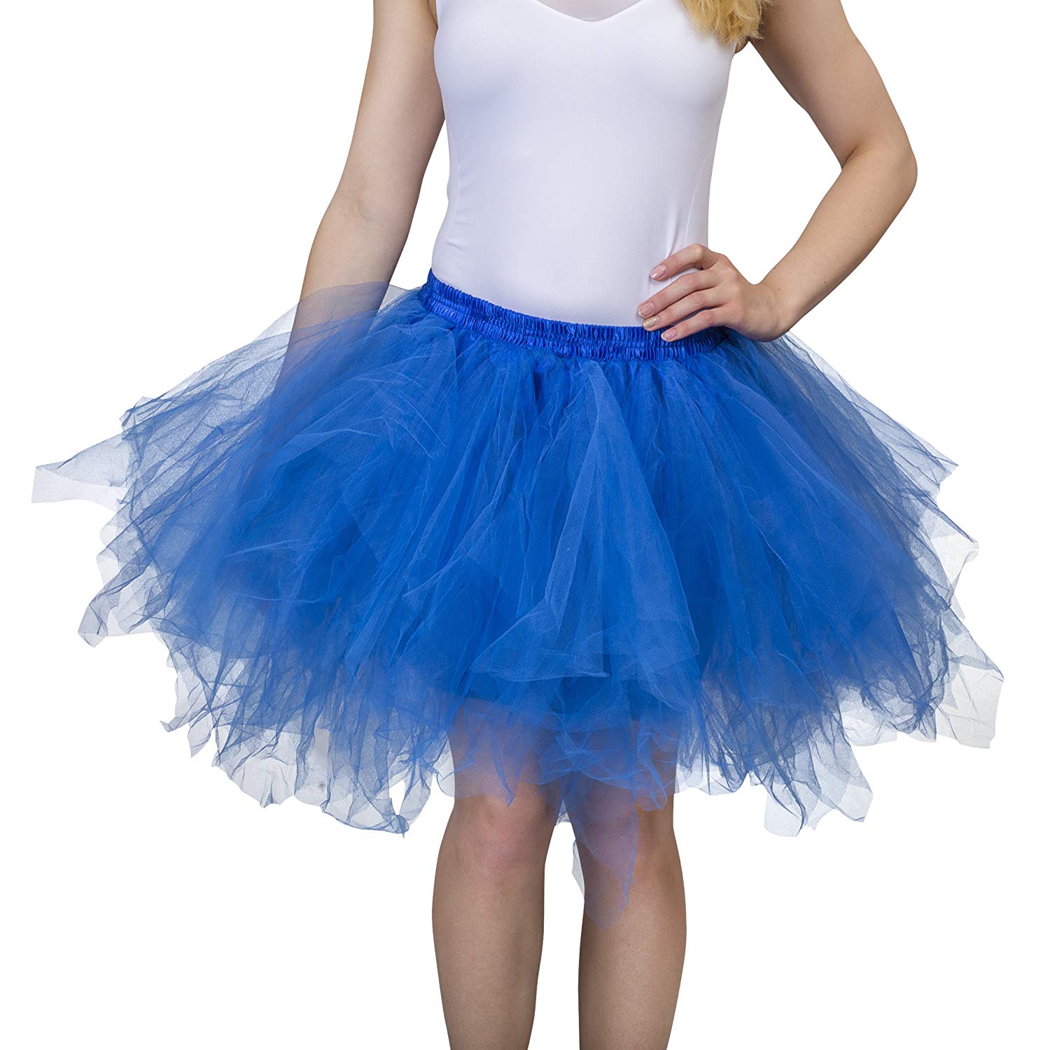 Blue Tutu Skirt for Adults Plus Size