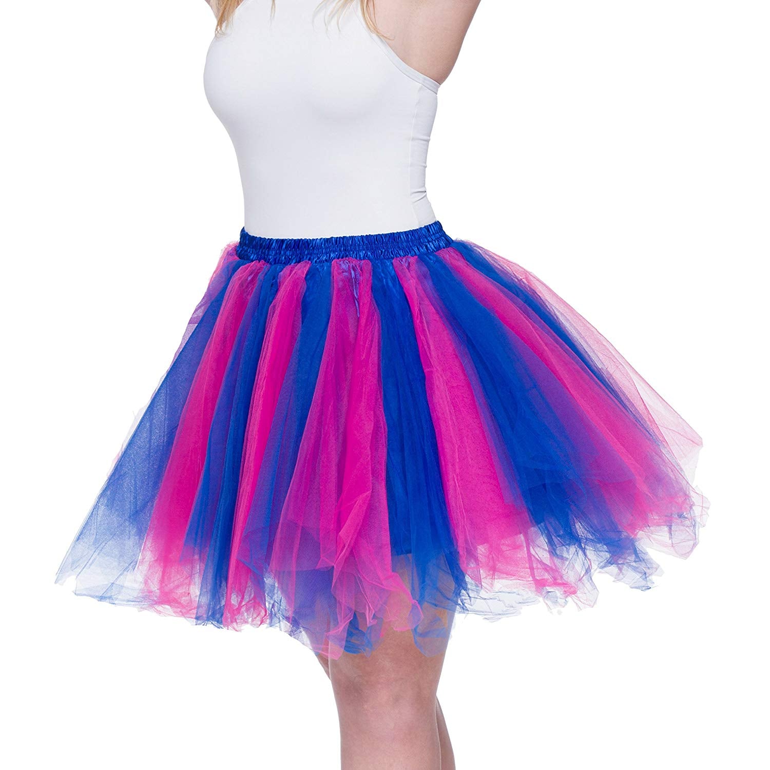 Tutu Skirt for Adults Blue Pink