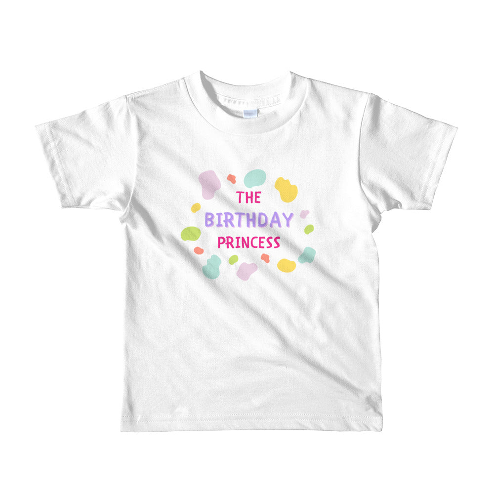Dancina Little Girls Short-Sleeve Birthday T-Shirt "The Birthday Princess"